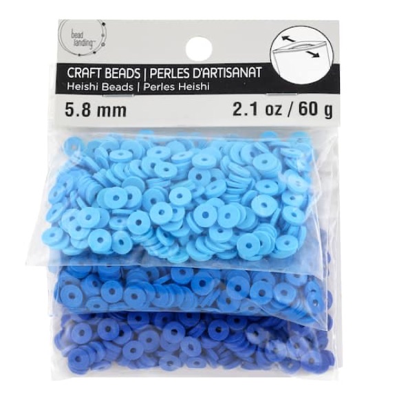 5.8mm Pvc Heishi Craft Beads By Bead Landing